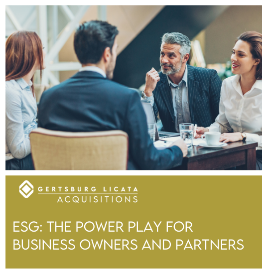 ESG: The Power Play for Business Owners and Partners 